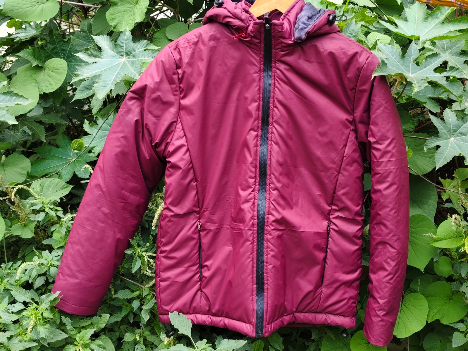 Maroon StormShield Hooded Jacket
