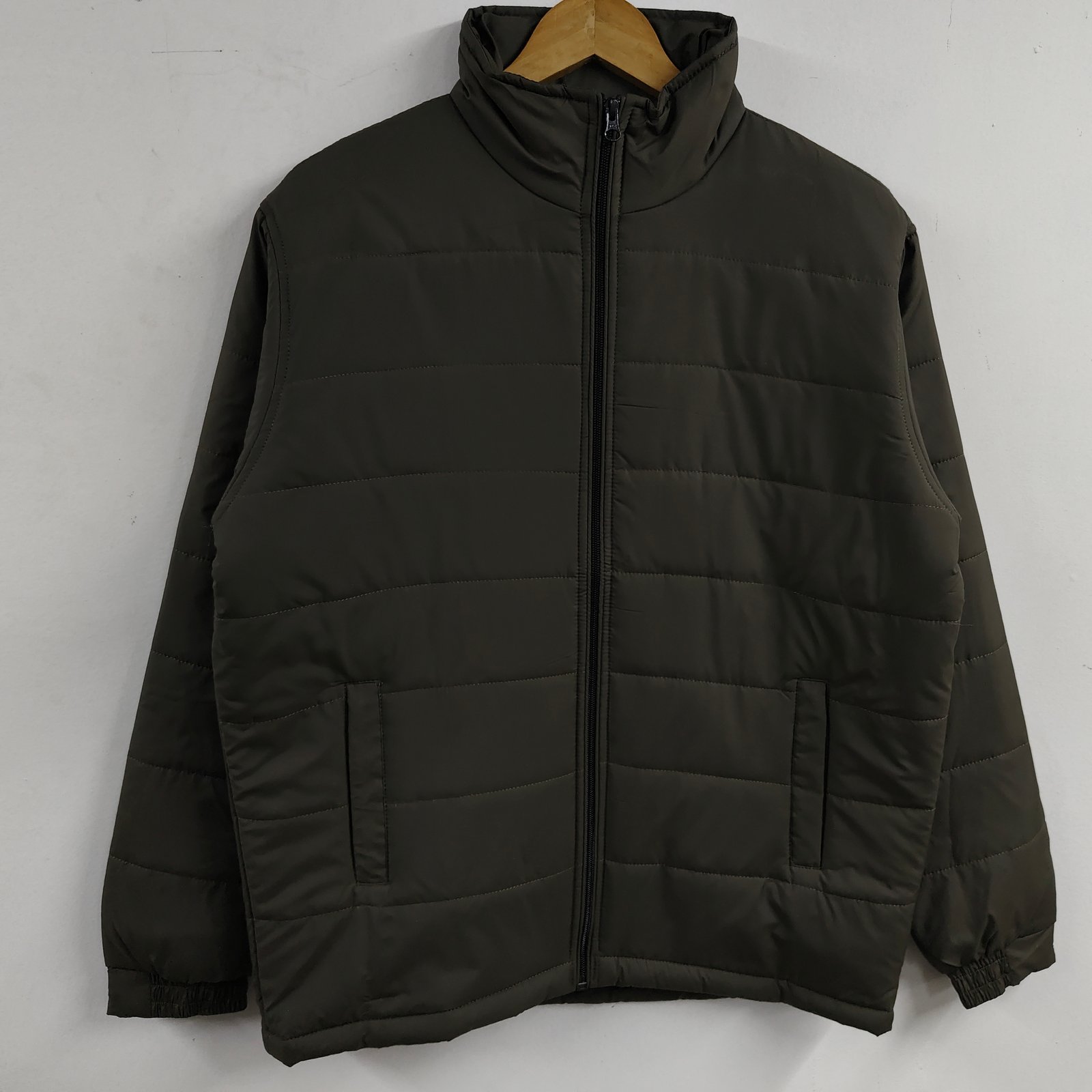 Olive TerrainShield Puffer Jacket